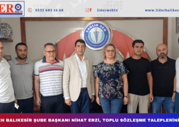 Sağlık Sen Balıkesir Şube Başkanı NİHAT ERZİ, Toplu Sözleşme Taleplerini açıkladı