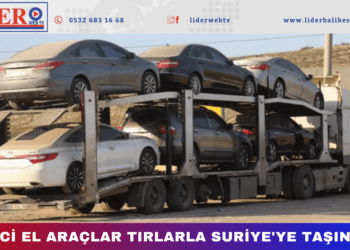  İkinci el araçlar tırlarla Suriye’ye taşınıyor
