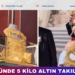 Düğününde 5 kilo altın takılmıştı…