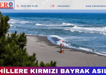 Sahillere kırmızı bayrak asıldı!