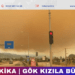 Gök kızıla büründü!