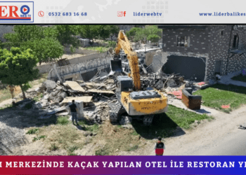 turizm merkezinde kaçak yapılan otel ile restoran yıkıldı!