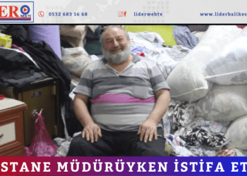 Hastane müdürüyken istifa etti!