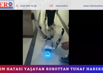 Yazılım hatası yaşayan robottan tuhaf hareketler!