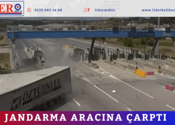 JANDARMA ARACINA ÇARPTI