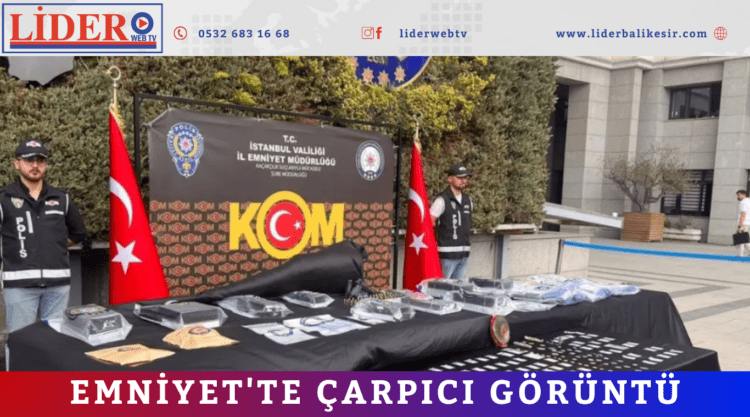 Emniyet’te çarpıcı görüntü