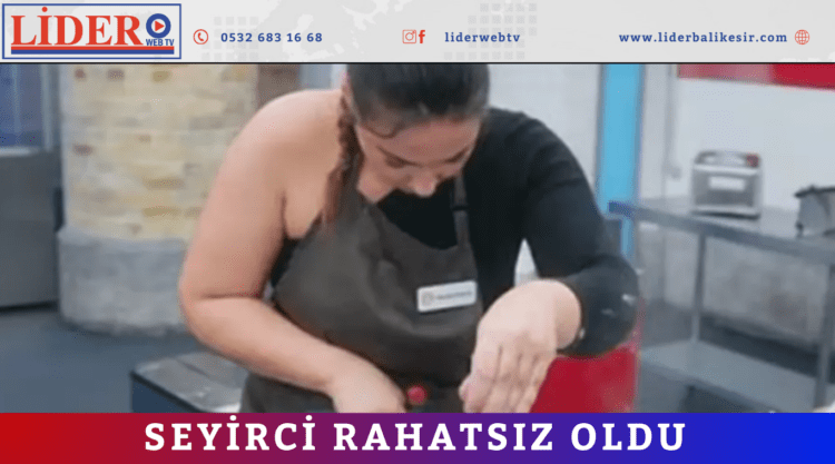 Seyirci rahatsız oldu