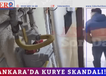 Ankara’da kurye skandalı!