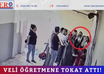  Veli öğretmene tokat attı!