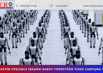Çinli şirketin yüzlerce insansı robot yürüttüğü video tartışma yarattı!