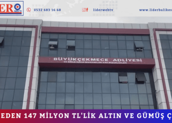 Adliyeden 147 milyon TL’lik altın ve gümüş çaldı!