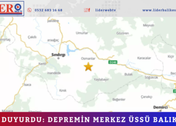 AFAD DUYURDU: DEPREMİN MERKEZ ÜSSÜ BALIKESİR
