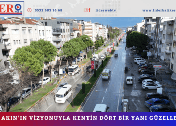 Ahmet Akın’ın vizyonuyla kentin dört bir yanı güzelleşiyor