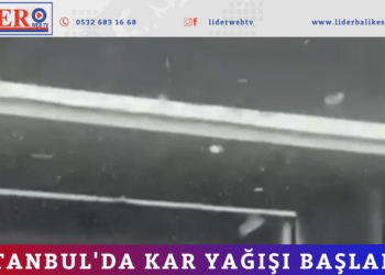 İstanbul’da kar yağışı başladı! 
