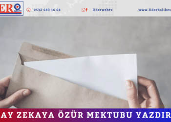 YAPAY ZEKAYA ÖZÜR MEKTUBU YAZDIRMIŞ
