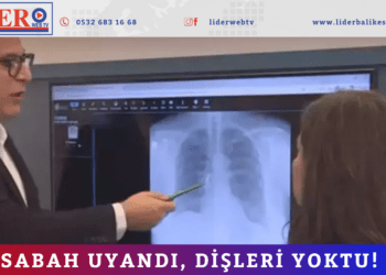 Sabah uyandı, dişleri yoktu!