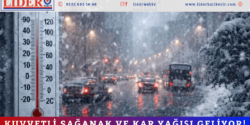 Kuvvetli sağanak ve kar yağışı geliyor!