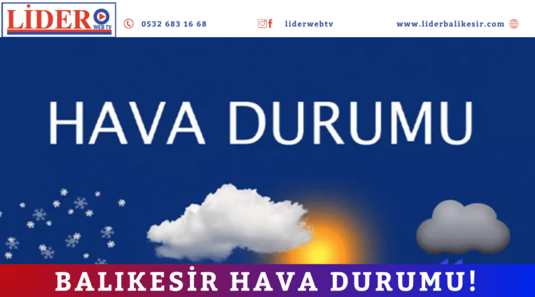 Balıkesir Hava Durumu!
