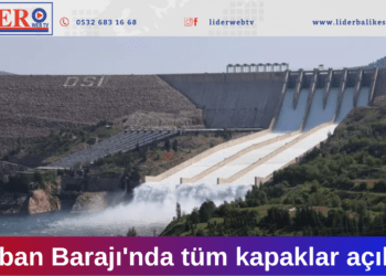 Keban Barajı’nda tüm kapaklar açıldı!
