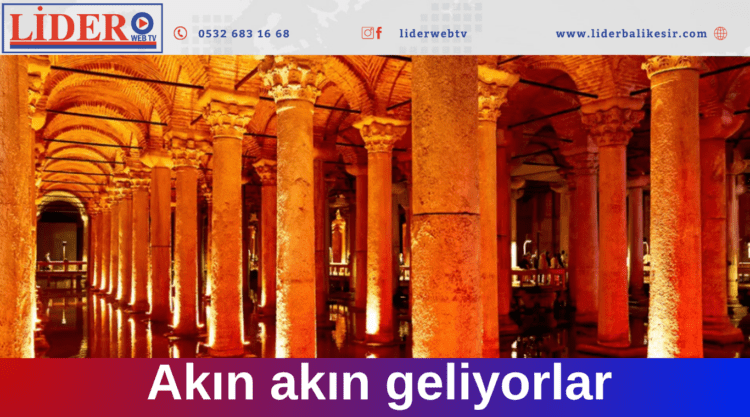 Akın akın geliyorlar