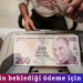 Emeklinin beklediği ödeme için açıkladı