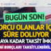 Vergi borcuna 72 ay taksit fırsatı! Başvurular bugün bitiyor.