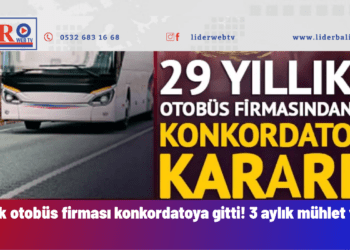 29 yıllık otobüs firması konkordatoya gitti! 3 aylık mühlet verildi.