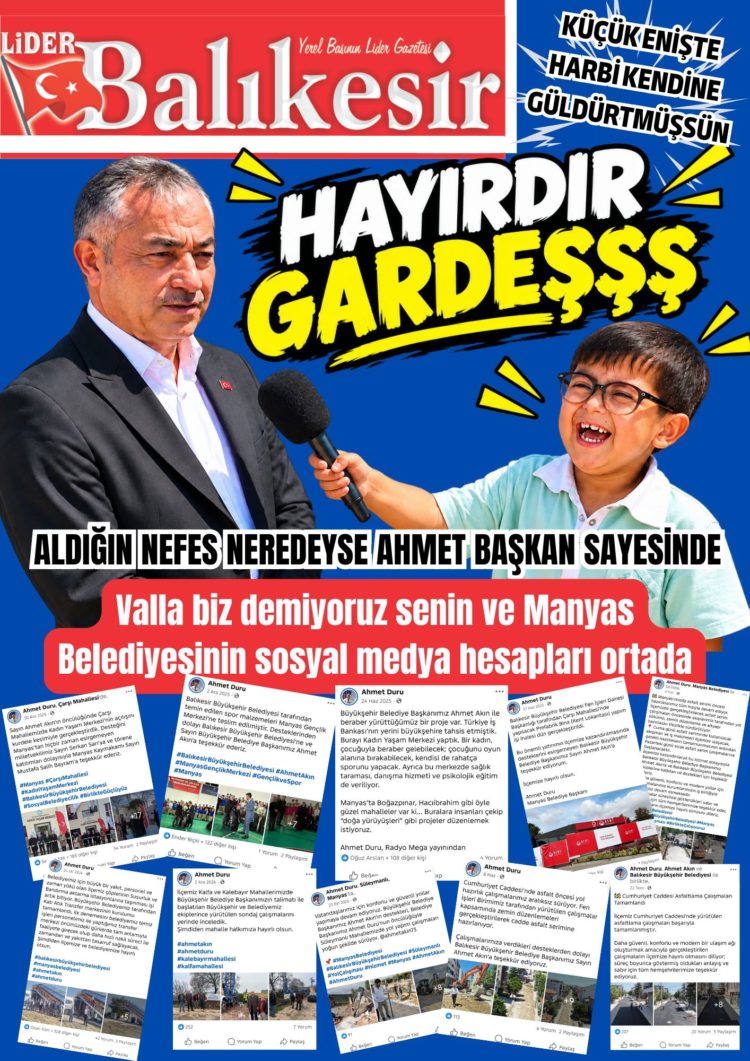 AHMET BAŞKANIN YAPTIĞI İŞLER ORTADA