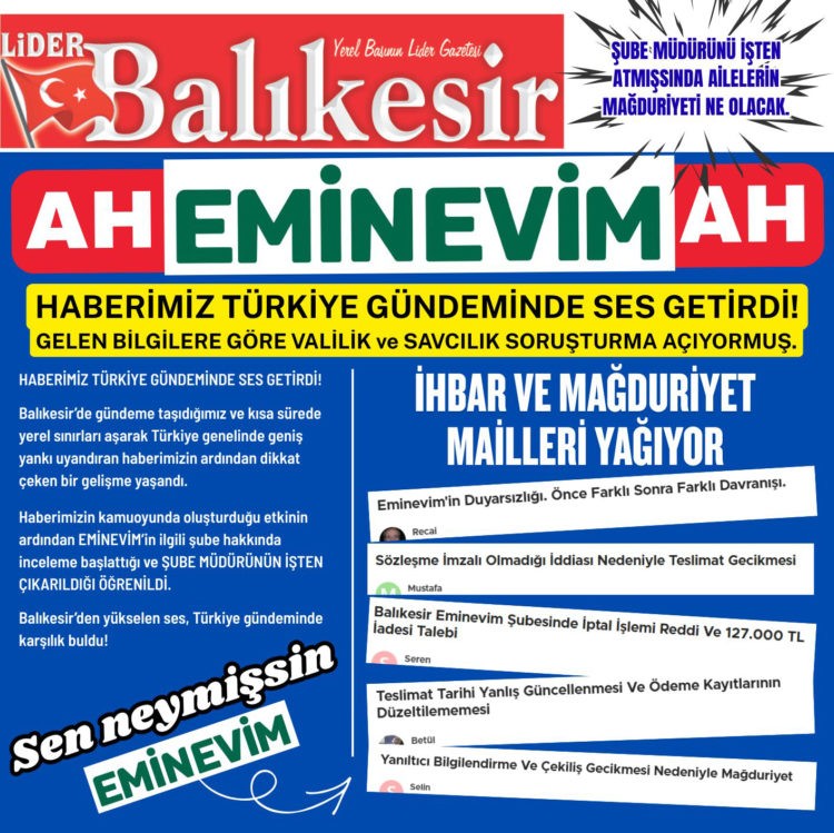 HABERİMİZ TÜRKİYE GÜNDEMİNDE SES GETİRDİ!