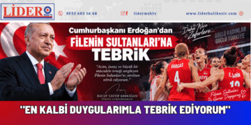 Cumhurbaşkanı Erdoğan’dan Filenin Sultanları’na tebrik