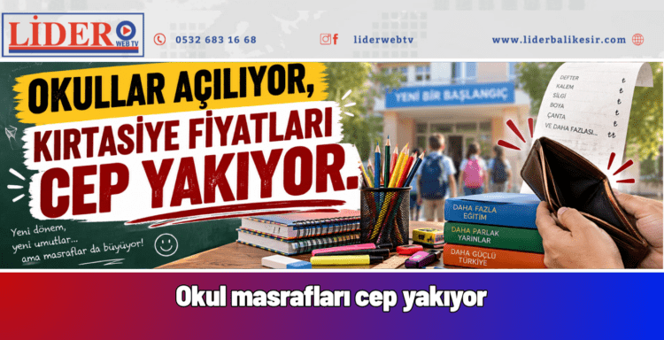 Okul masrafları cep yakıyor