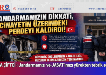 JANDARMAMIZIN DİKKATİ, CİNAYETİN ÜZERİNDEKİ PERDEYİ KALDIRDI!