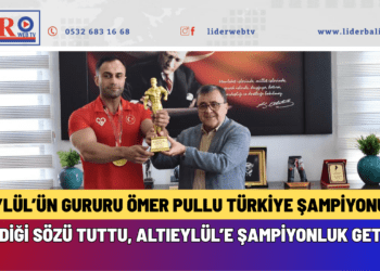 ALTIEYLÜL’ÜN GURURU ÖMER PULLU TÜRKİYE ŞAMPİYONU OLDU