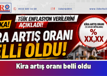 TÜİK enflasyon verilerini açıkladı: Kira artış oranı belli oldu.