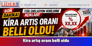 TÜİK enflasyon verilerini açıkladı: Kira artış oranı belli oldu.