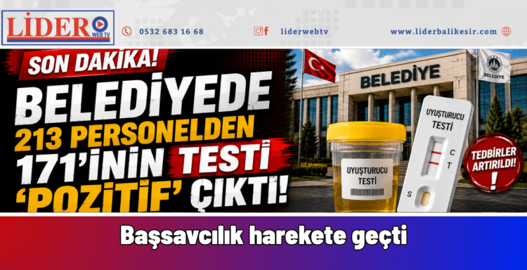 Keçiören Belediyesi’nde uyuşturucu skandalı! Başsavcılık harekete geçti