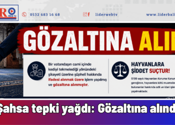 Erzurum’da namaz esnasında gelen kediyi tekmeleyen şahsa tepki yağdı: Gözaltına alındı