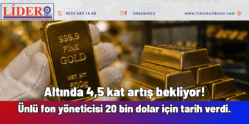 Altında 4,5 kat artış bekliyor! Ünlü fon yöneticisi 20 bin dolar için tarih verdi