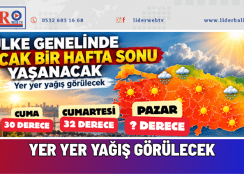 Ülke genelinde sıcak bir hafta sonu yaşanacak: Yer yer yağış görülecek