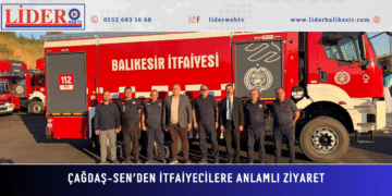 ÇAĞDAŞ-SEN’DEN İTFAİYECİLERE ANLAMLI ZİYARET