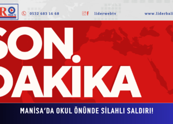 Manisa’da okul önünde silahlı saldırı! Saldırgan böyle gelip, kaçmış… İlk görüntüler ortaya çıktı