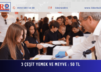 AYVALIK’TA ÖĞRENCİ SOFRASI; 3 ÇEŞİT YEMEK VE MEYVE 50 TL