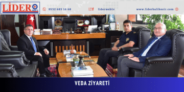 “Balıkesir Emniyet Müdürü Şükrü Yaman’dan Rektör Oğurlu’ya Veda Ziyareti”