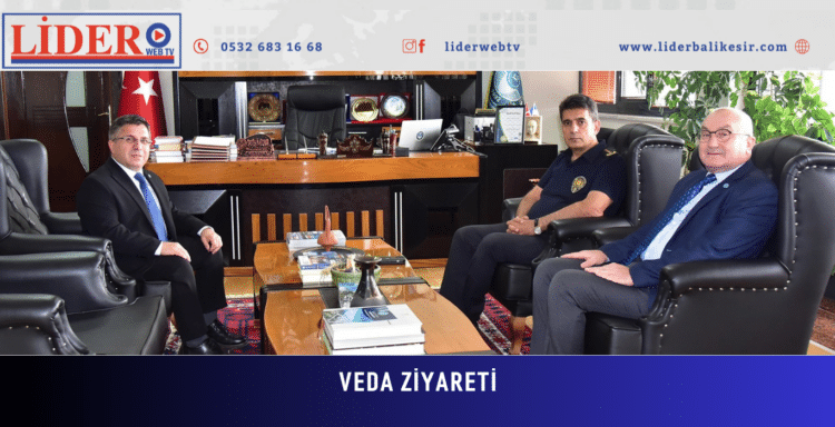 “Balıkesir Emniyet Müdürü Şükrü Yaman’dan Rektör Oğurlu’ya Veda Ziyareti”