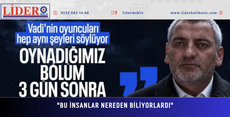 Kurtlar Vadisi oyuncularından Abidin Yerebakan: İzlediğimizi yaşıyorduk