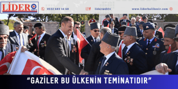 “GAZİLER BU ÜLKENİN TEMİNATIDIR”
