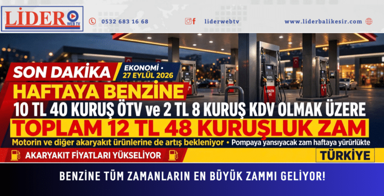 Benzine tüm zamanların en büyük zammı geliyor! 90 TL’yi aşacak