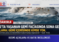 Resmi Açıklama ve Batık İncelemesi: