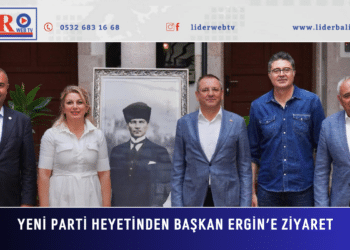 YENİ PARTİ HEYETİNDEN BAŞKAN ERGİN’E ZİYARET