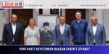 YENİ PARTİ HEYETİNDEN BAŞKAN ERGİN’E ZİYARET